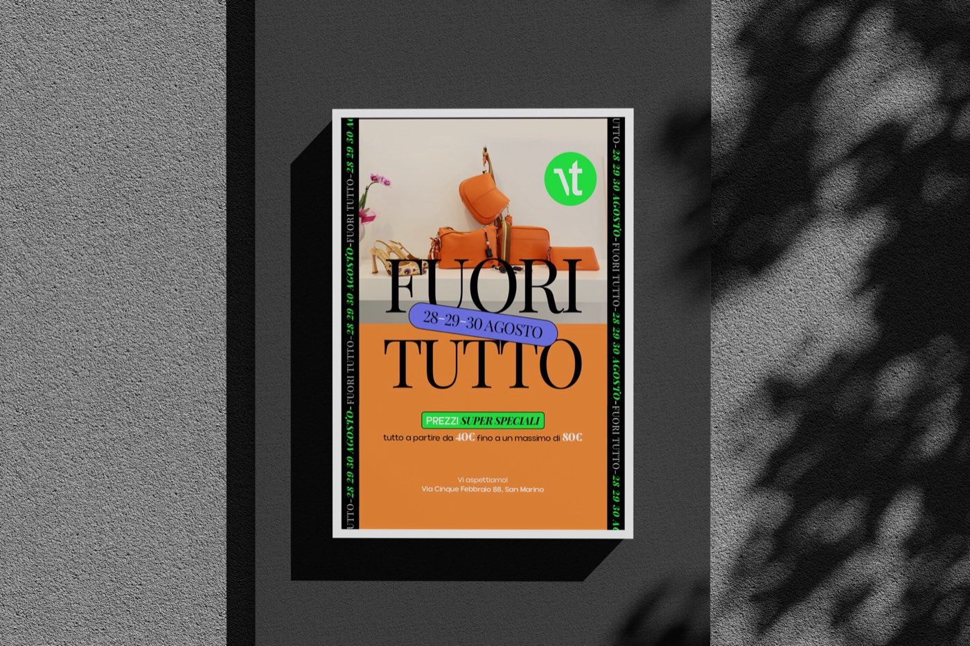 Locandina pubblicitaria progettata da Miketing