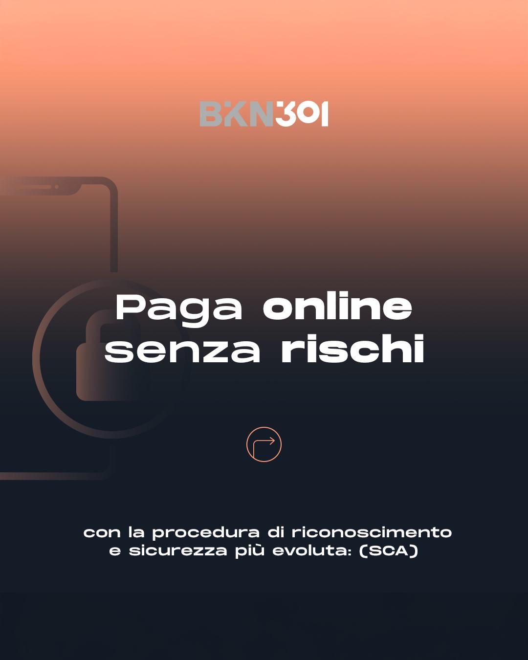 Contenuto social sulla sicurezza dei pagamenti per BKN301