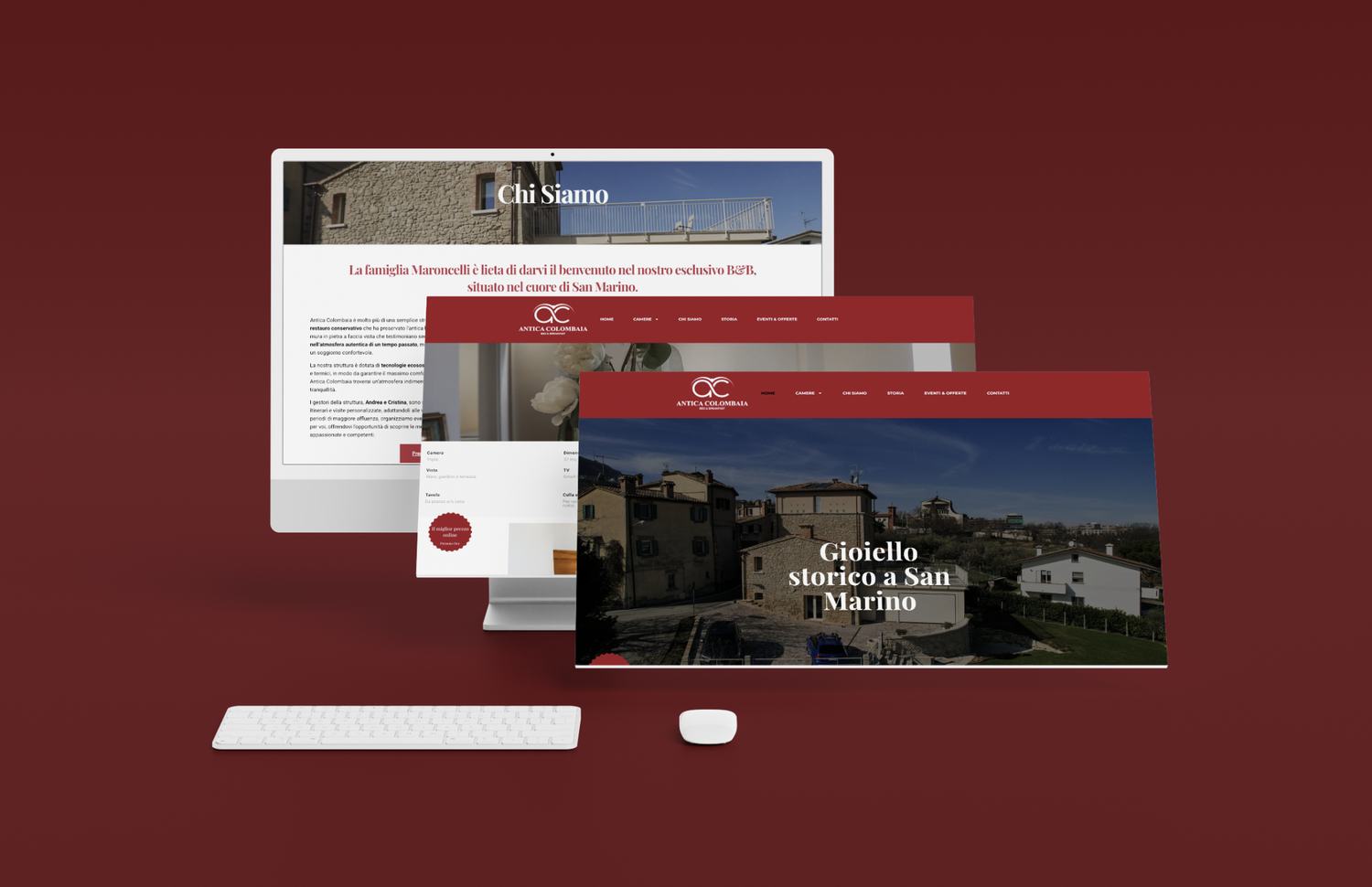 Sito web di una struttura ricettiva realizzato da Miketing