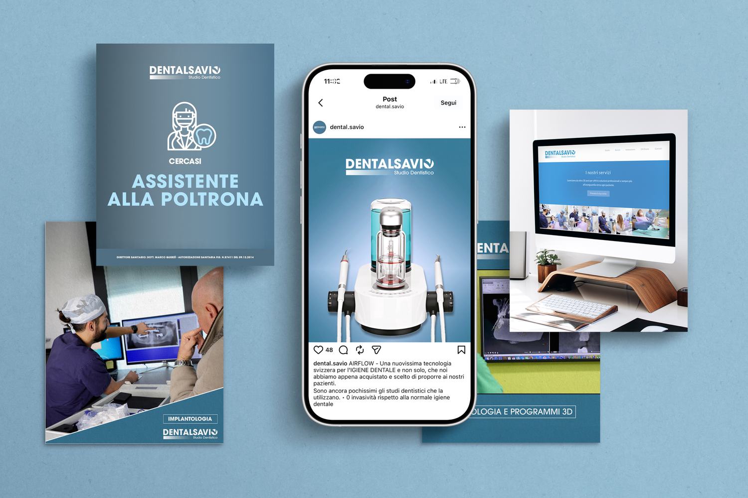 Contenuto social informativo di uno studio dentistico